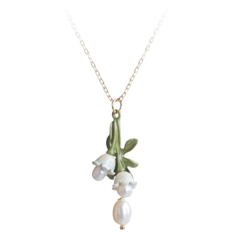 Natural Freshwater Pearl Retro French Necklace