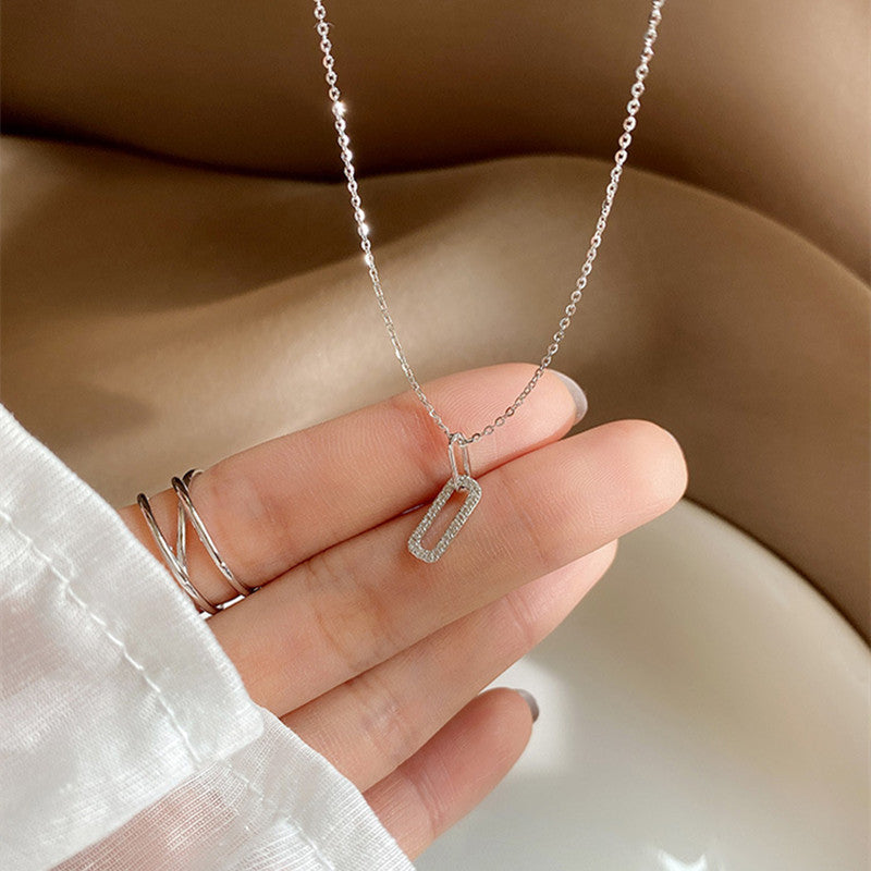 S925 Sterling Silver New Style Clip Necklace For Women