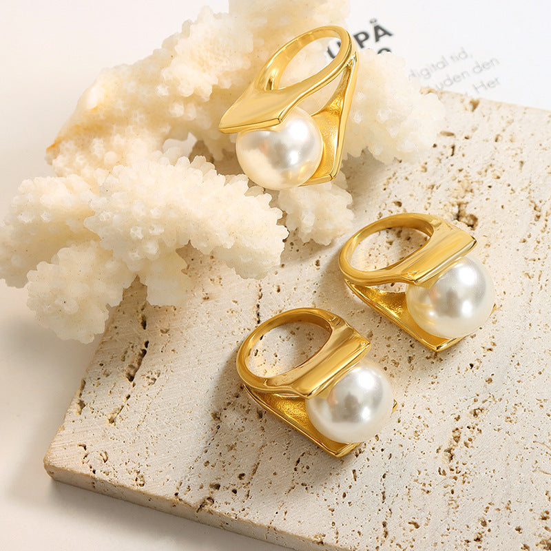 Unique Style Pearl Women Ring